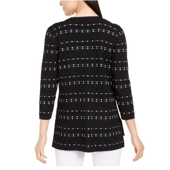 Alfani Open-Front Textured Cardigan - Picture 2 of 6